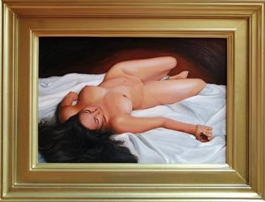 Original Realism Women Paintings by Daniel Hurtado