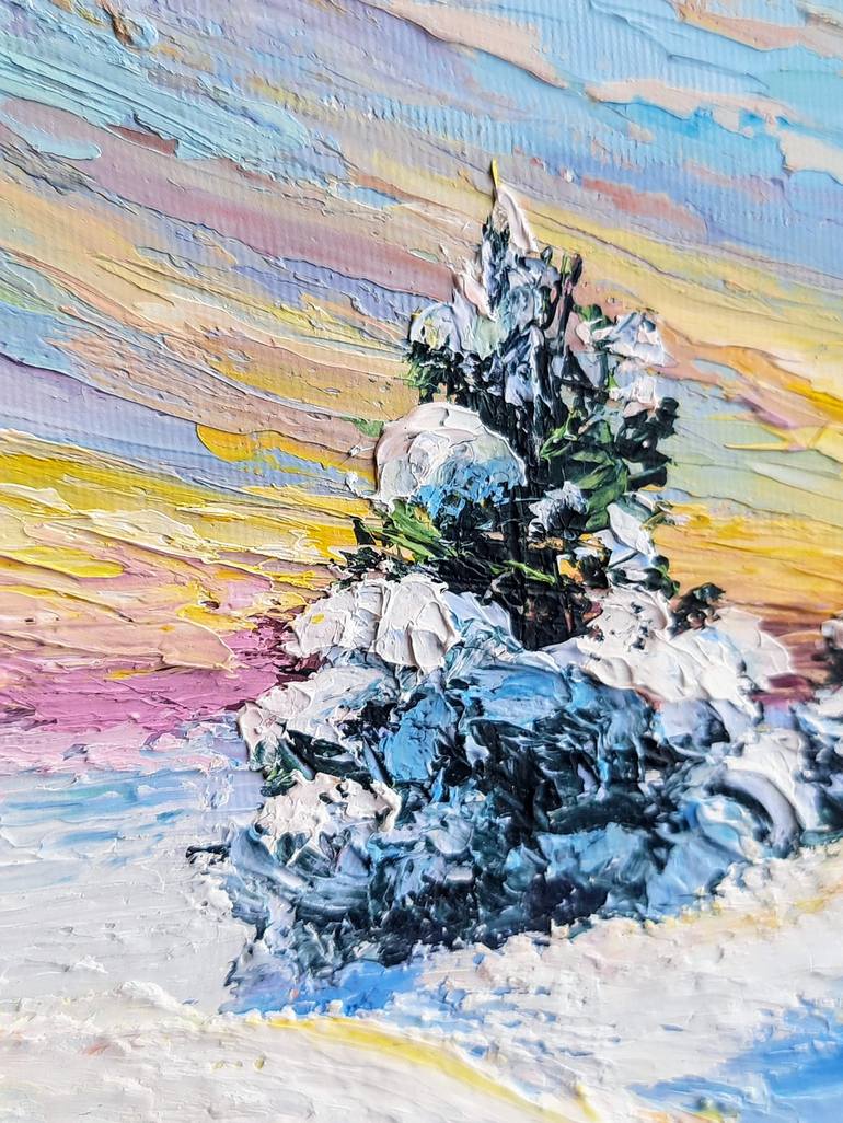 Original Expressionism Landscape Painting by Derya Dere
