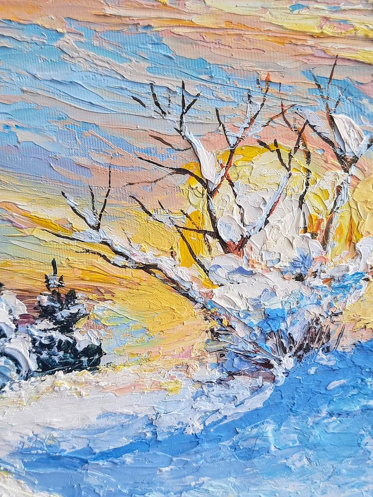 Original Expressionism Landscape Painting by Derya Dere