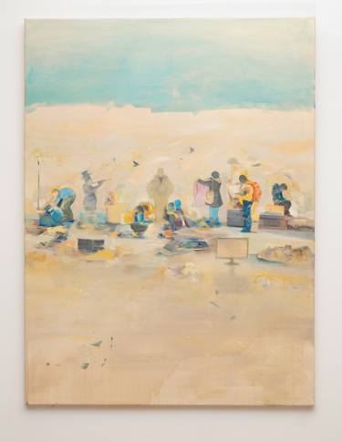 Original Figurative People Paintings by Freddie Darke