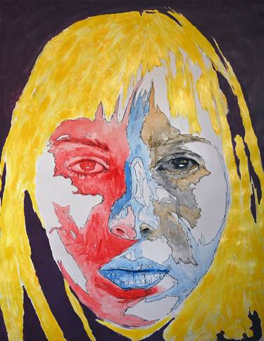 Original Pop Art Women Paintings by Andrew Bowditch