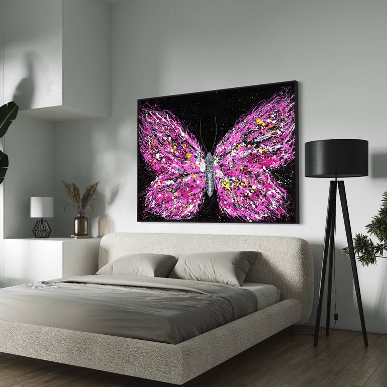 Original Abstract Animal Painting by Albert Levi