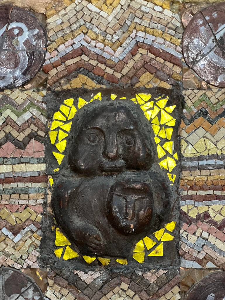 Original Expressionism Love Sculpture by Manal Mahdy