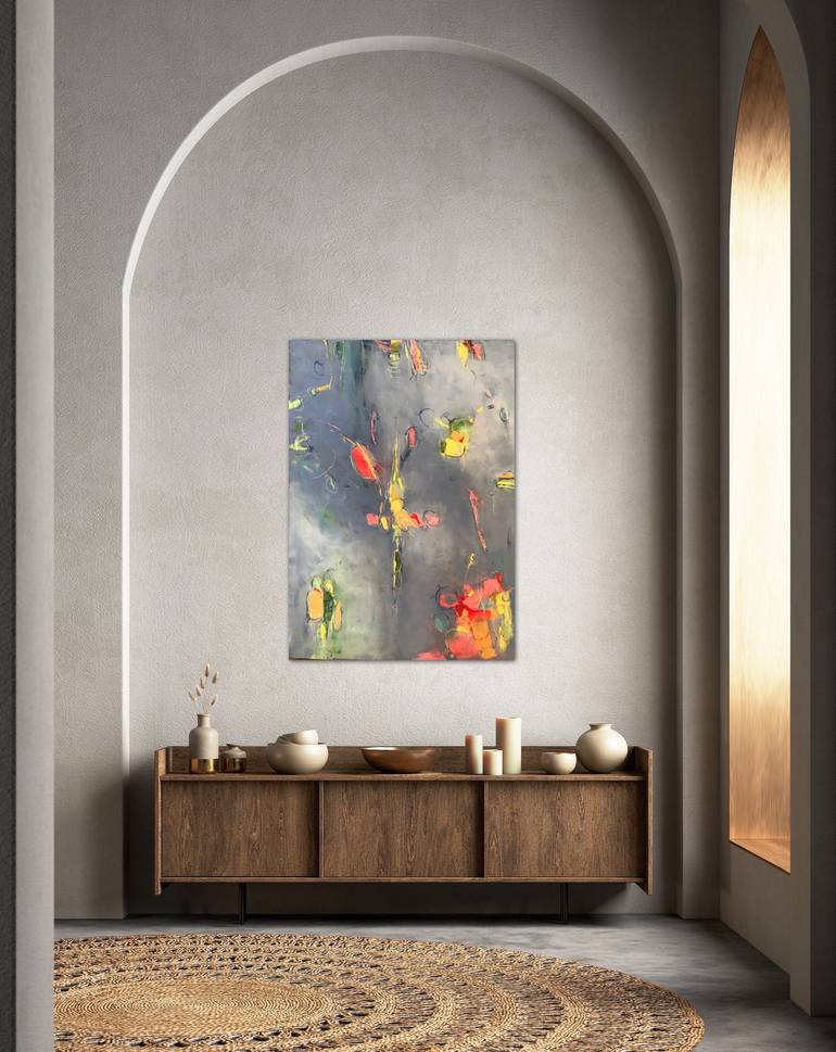 Original Abstract Painting by Afsaneh Bagherloo