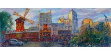 Print of Impressionism Cities Mixed Media by Tatiana KONOKO