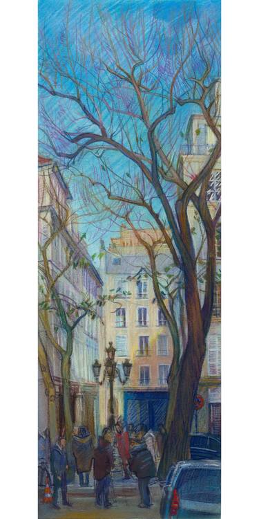 Print of Impressionism Cities Mixed Media by Tatiana KONOKO