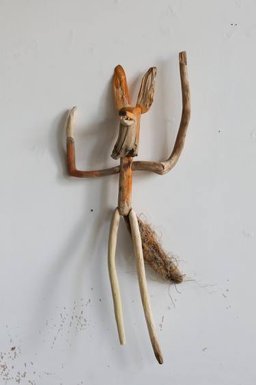 JACKAL 'Wood Spirit' - Wall Sculpture thumb