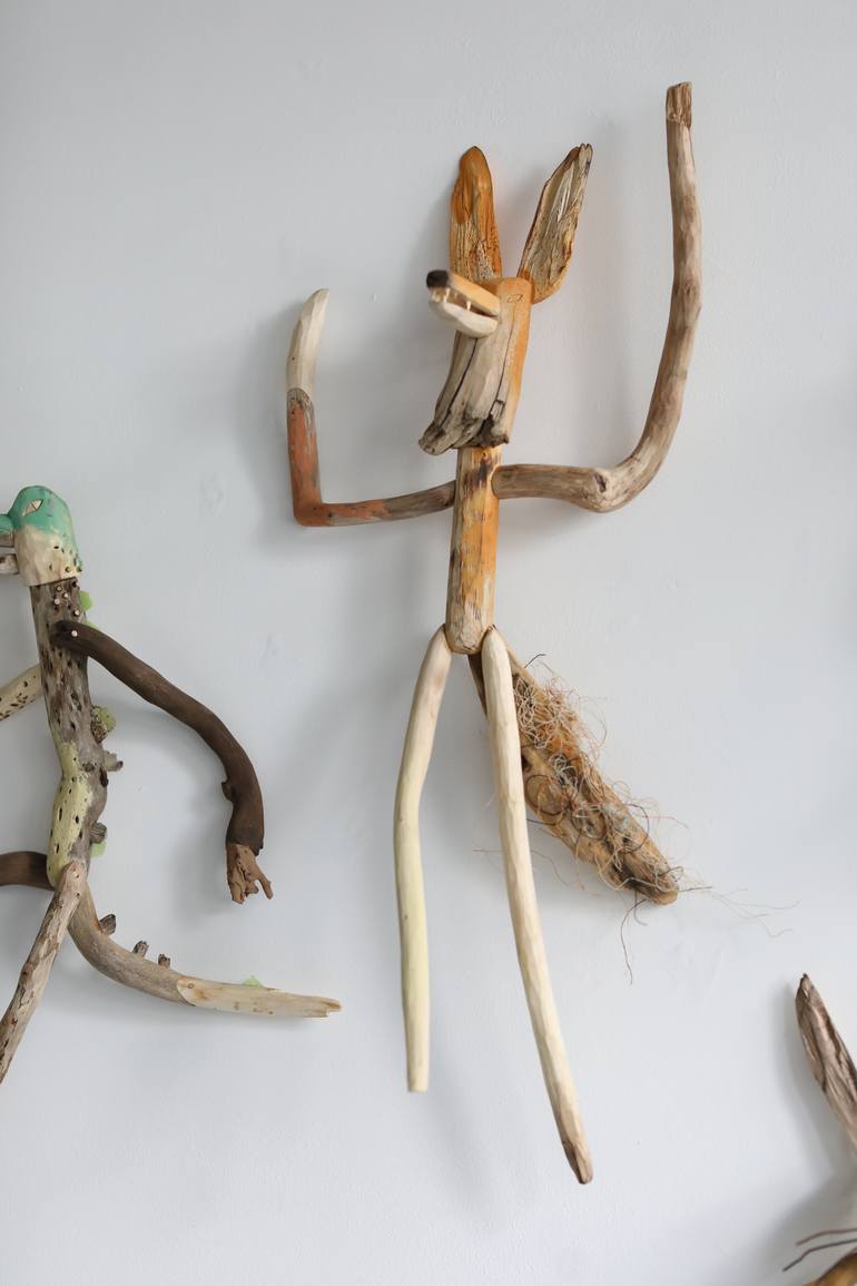 Original Folk Animal Sculpture by Abigail Brown