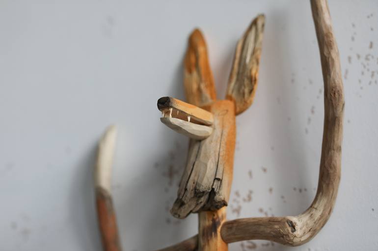 Original Folk Animal Sculpture by Abigail Brown