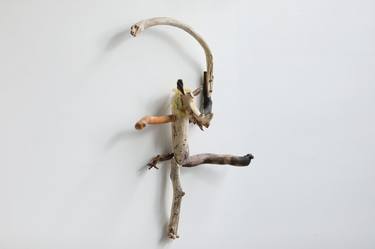 Rhino 'Wood Spirit' - Wall Sculpture thumb