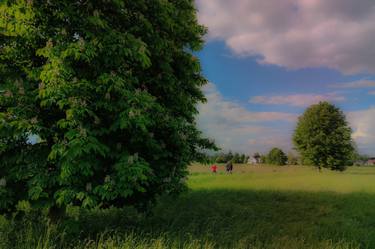 In The Countryside: Serene Family Stroll thumb