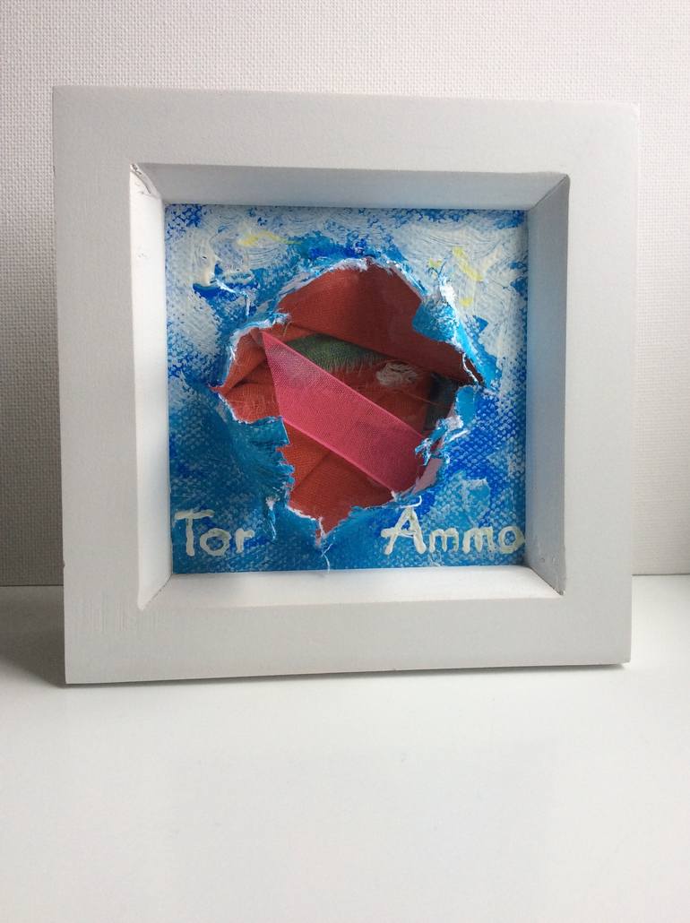 Original Abstract Expressionism Abstract Sculpture by Tor Ammo
