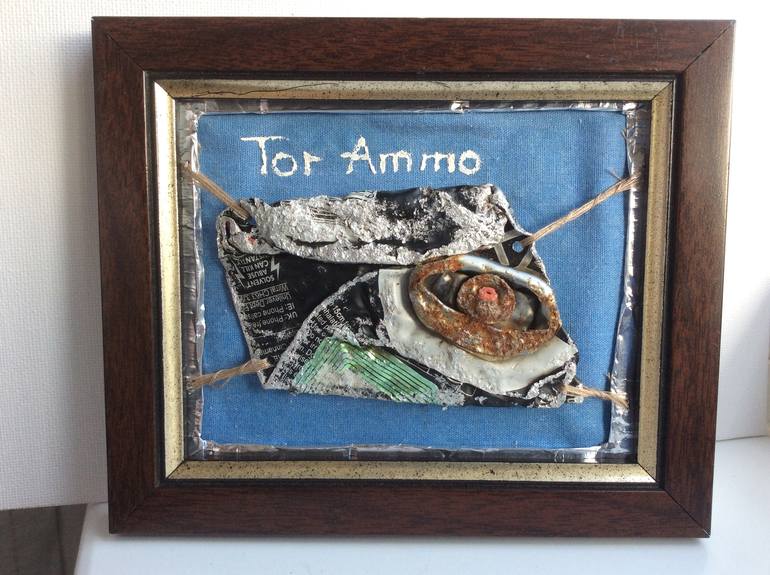 Original Abstract Expressionism Abstract Sculpture by Tor Ammo