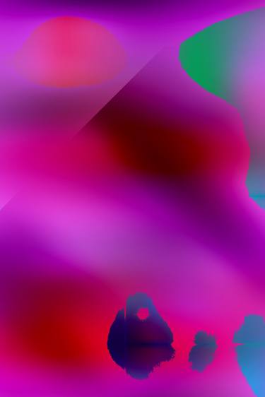 Print of Abstract Digital by Paul Ledington