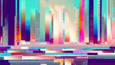 Original Art Deco Abstract Digital by Daniel Newland