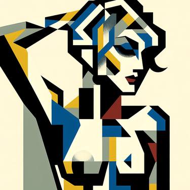 Original Cubism Abstract Digital by Daniel Newland