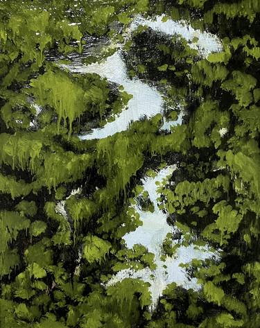 Original Expressionism Tree Paintings by GEGEN TIBU