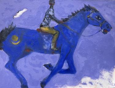 Print of Expressionism Horse Paintings by GEGEN TIBU