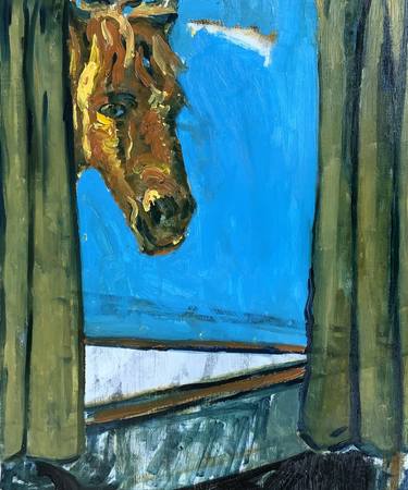 Original Expressionism Animal Paintings by GEGEN TIBU