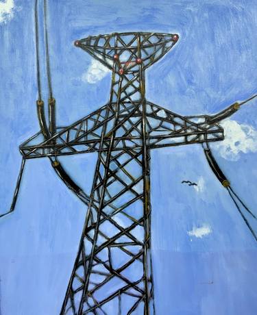Original Abstract Humor Paintings by Gegen Tibu