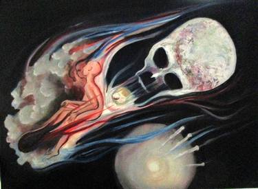 Original Surrealism Mortality Paintings by Cirilo Rezende