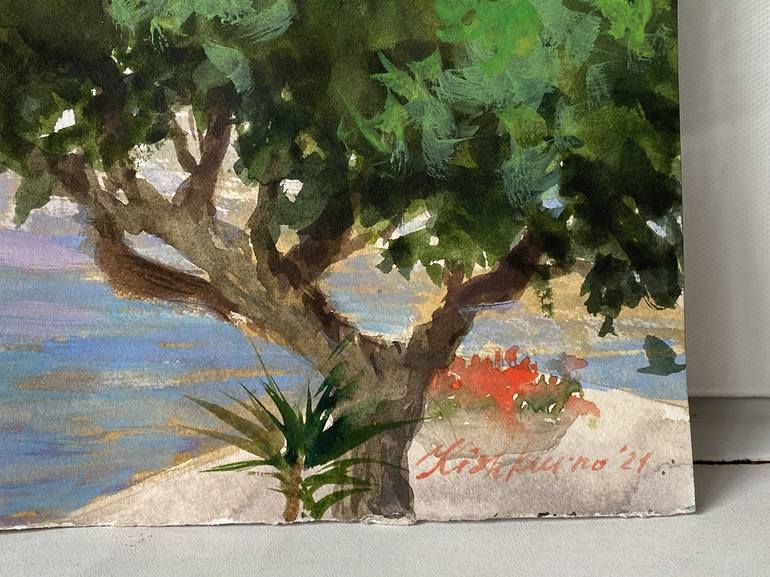 Original Seascape Painting by Olena Kishkurno