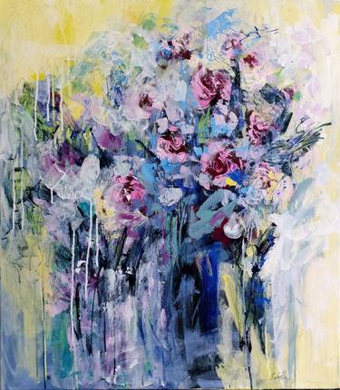 Original Abstract Floral Paintings by Katia Solodka