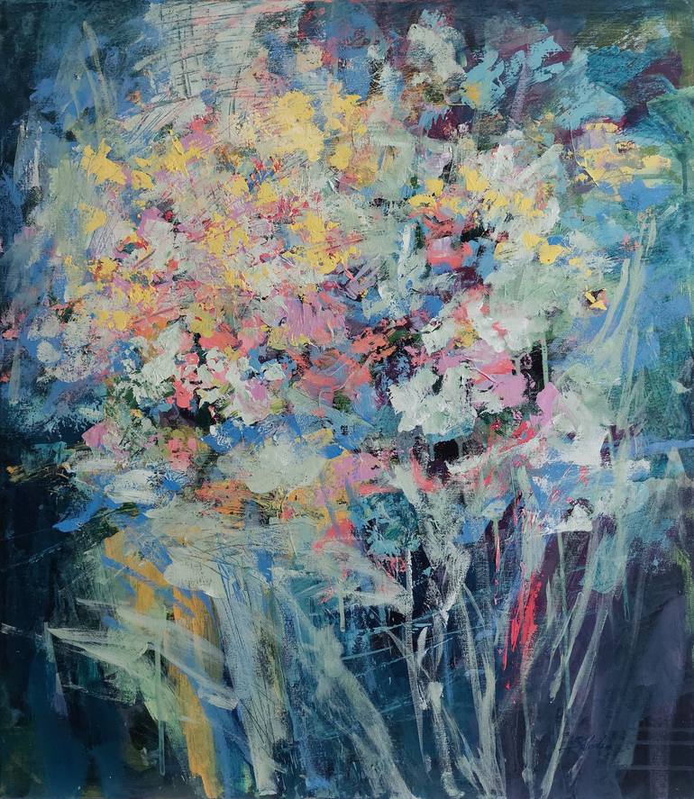 Stolen spring 7 Painting by Katia Solodka | Saatchi Art