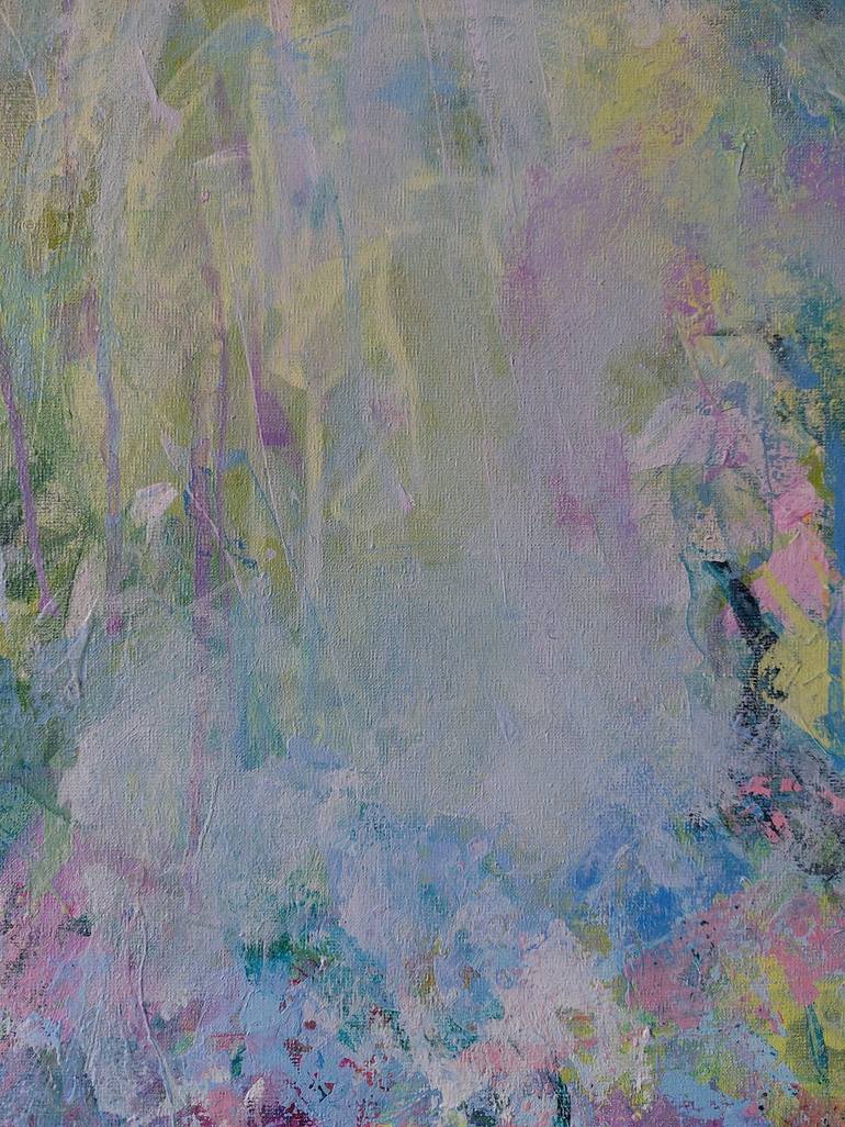 Original Abstract Floral Painting by Katia Solodka