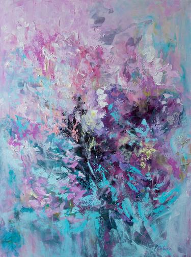 Original Impressionism Abstract Paintings by Katia Solodka