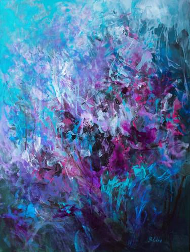 Print of Abstract Floral Paintings by Katia Solodka