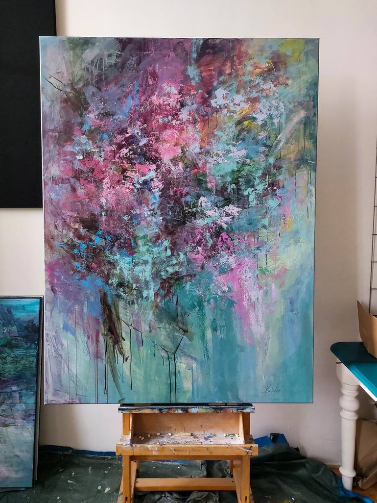 Original Floral Painting by Katia Solodka