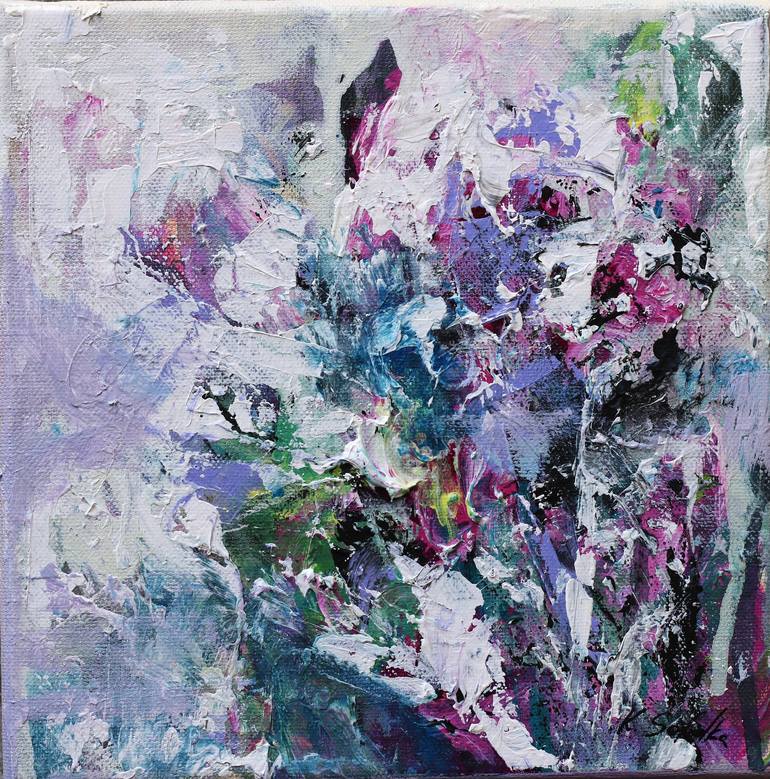 Print of Abstract Floral Paintings by Katia Solodka