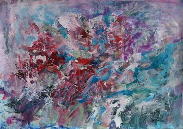 Original Abstract Expressionism Abstract Paintings by Katia Solodka