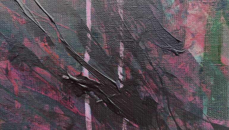 Original Abstract Floral Painting by Katia Solodka