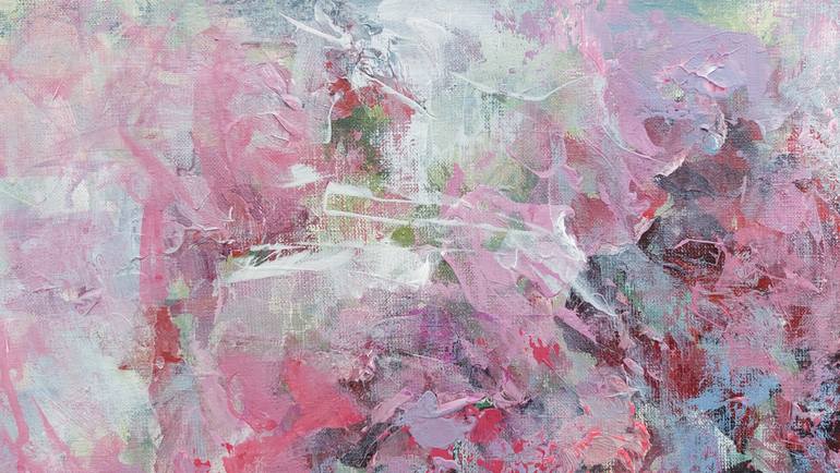 Original Abstract Floral Painting by Katia Solodka