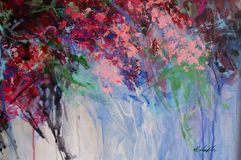 Original Impressionism Floral Painting by Katia Solodka