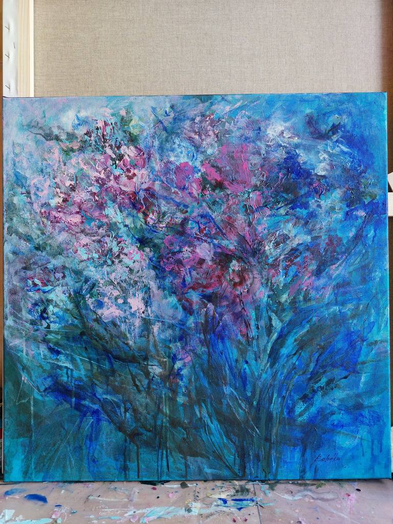 Original Abstract Nature Painting by Katia Solodka