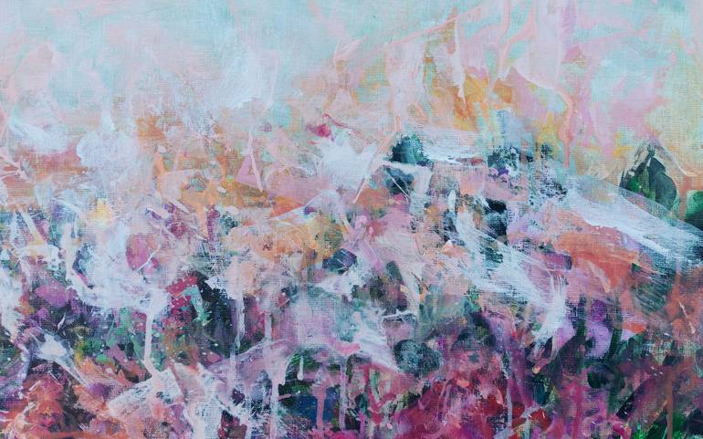 Original Abstract Landscape Painting by Katia Solodka