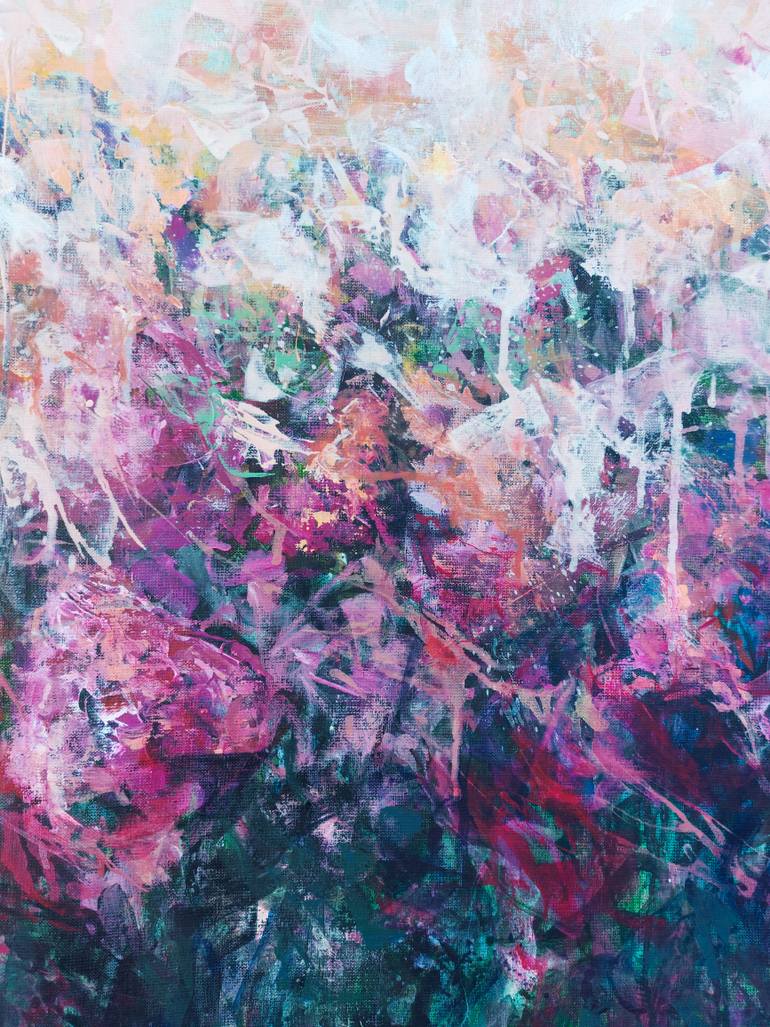 Original Abstract Landscape Painting by Katia Solodka