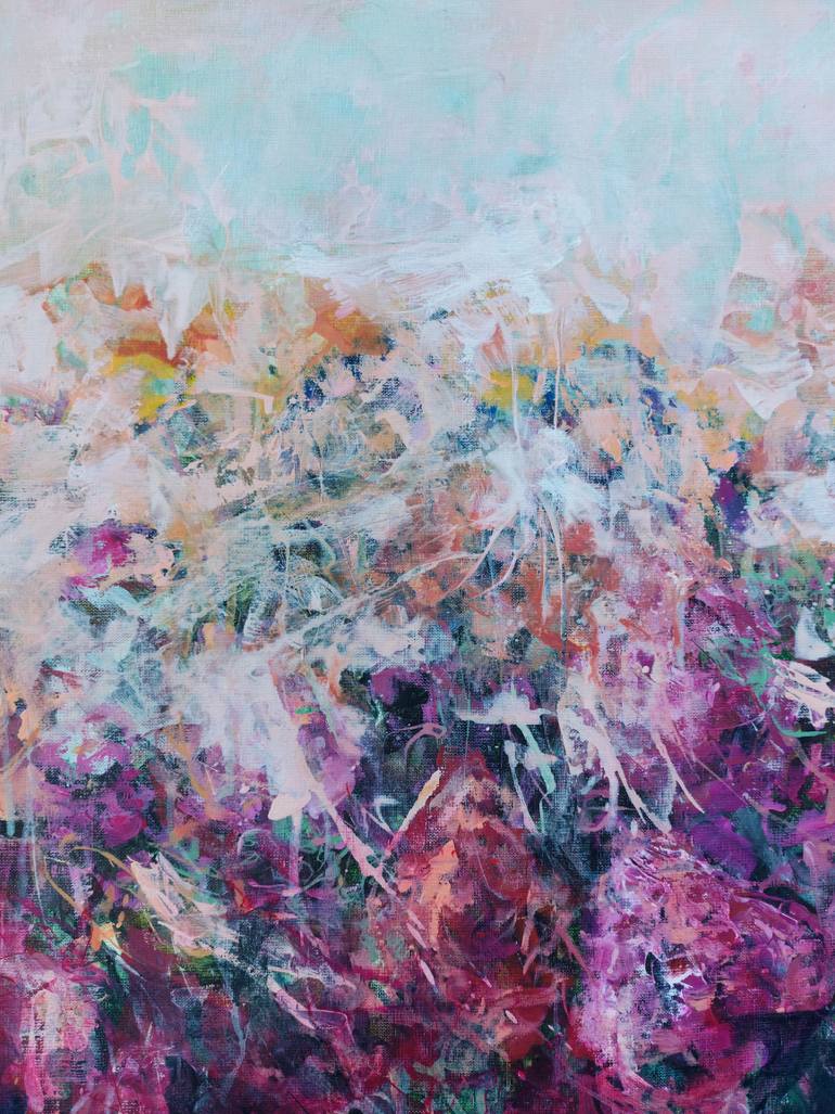 Original Abstract Landscape Painting by Katia Solodka