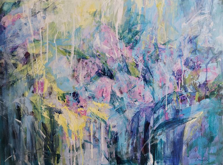 Print of Abstract Floral Paintings by Katia Solodka