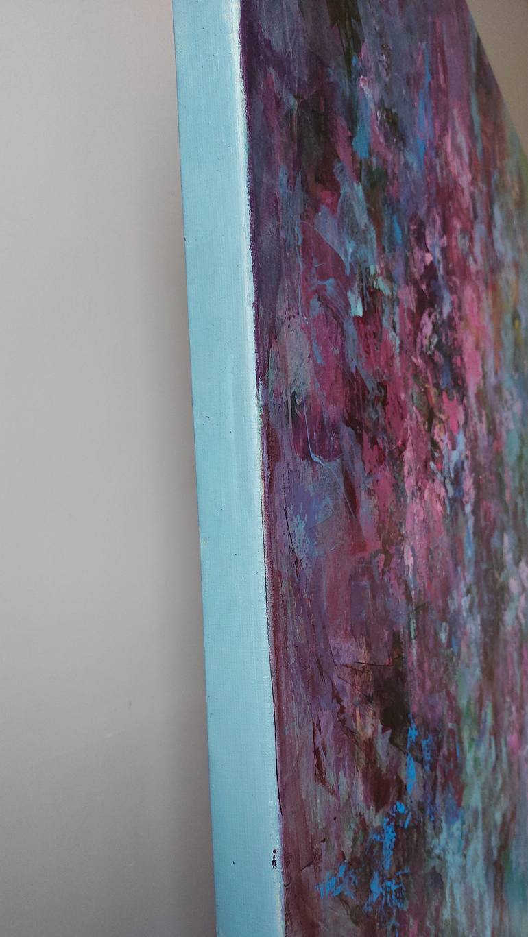 Original Abstract Floral Painting by Katia Solodka