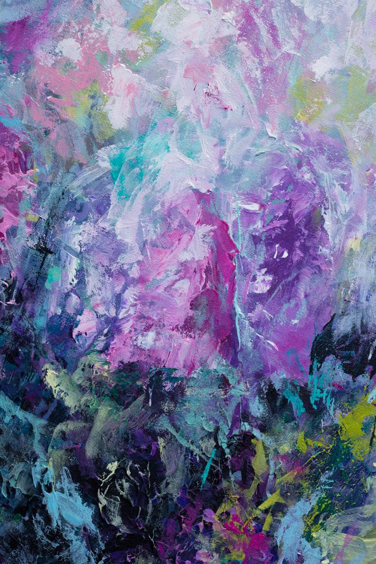 Original Abstract Botanic Painting by Katia Solodka