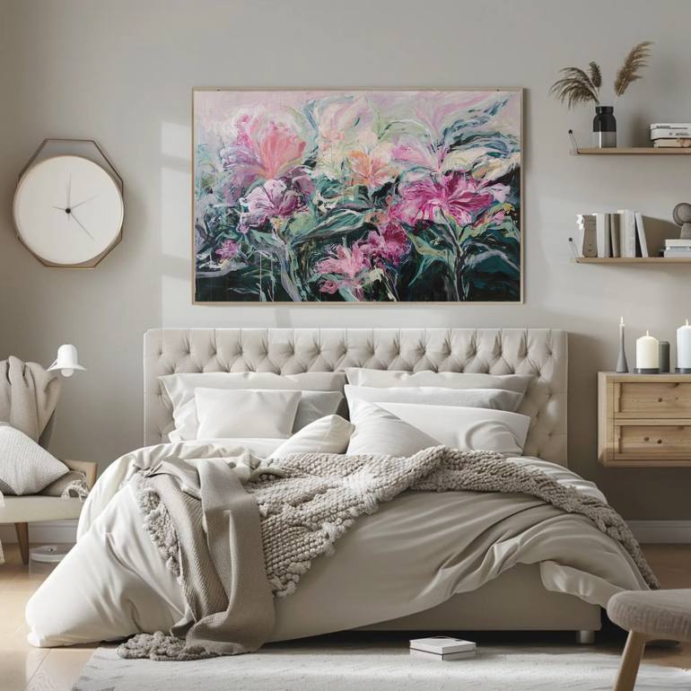 Original Contemporary Floral Painting by Katia Solodka