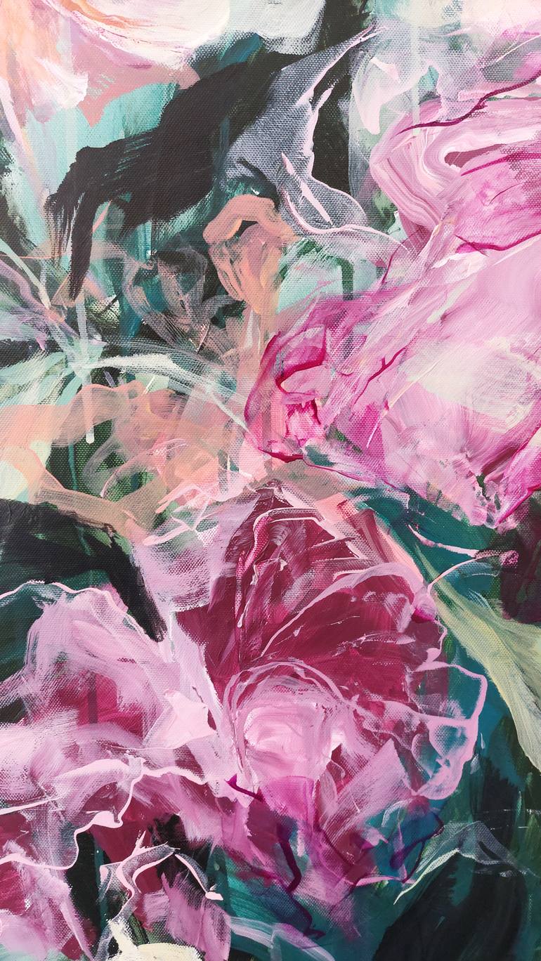 Original Contemporary Floral Painting by Katia Solodka