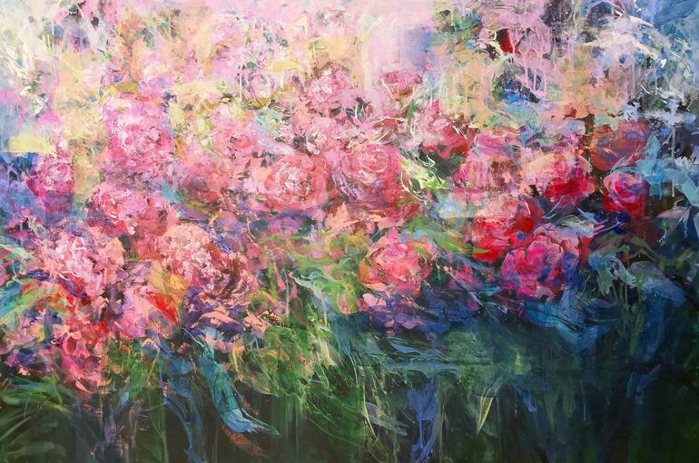 Garden Scene paintings | Saatchi Art
