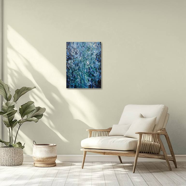 Original Abstract Expressionism Abstract Painting by Katia Solodka