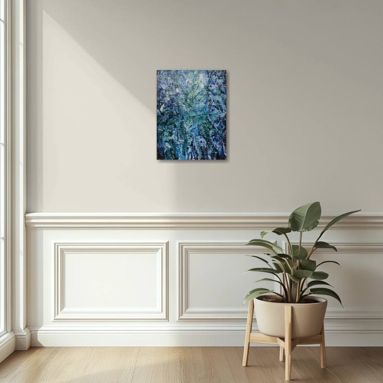 Original Abstract Expressionism Abstract Painting by Katia Solodka