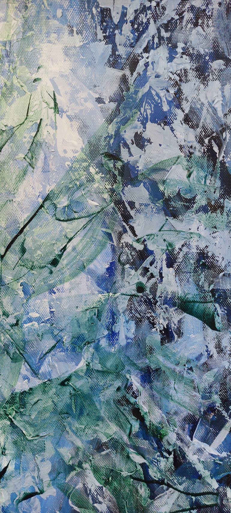 Original Abstract Expressionism Abstract Painting by Katia Solodka